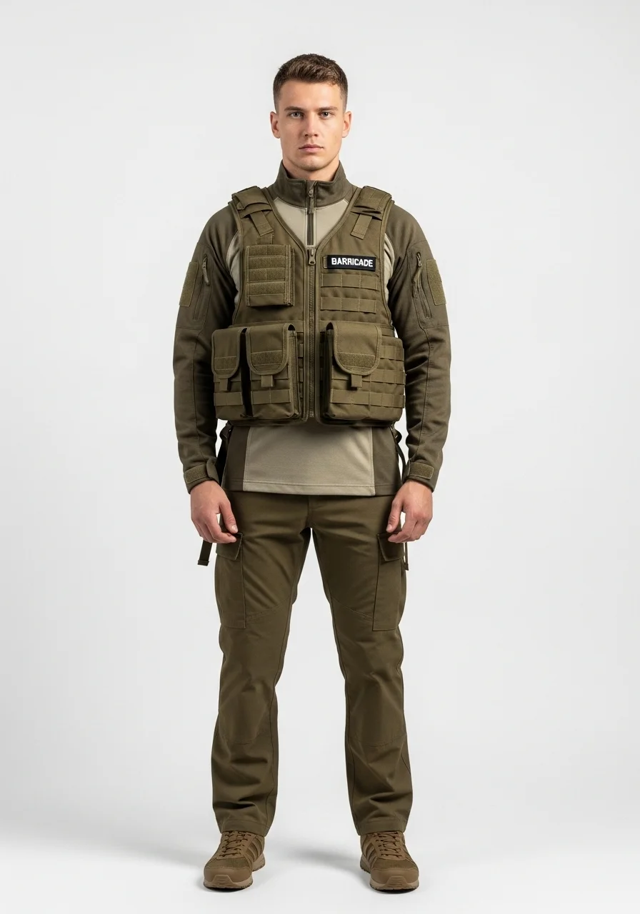 Barricade Tactical Canvas Vest.800Z