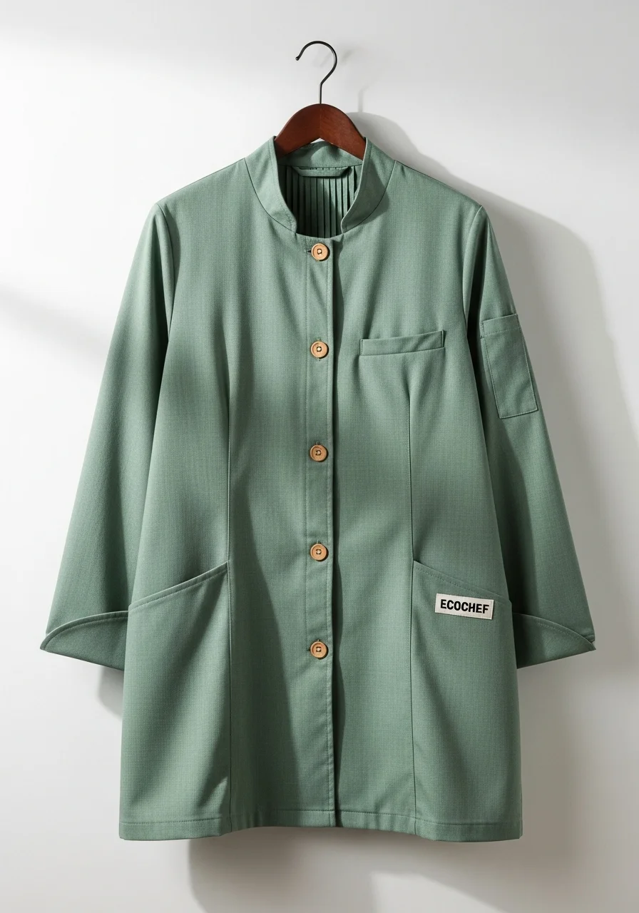 EcoChef Organic Cotton Coat..