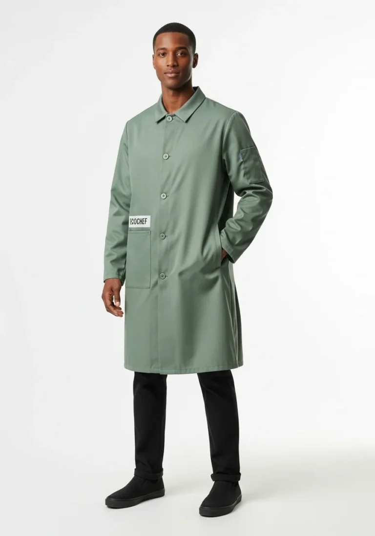 EcoChef Organic Cotton Coat..