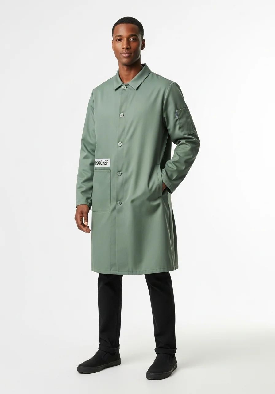 EcoChef Organic Cotton Coat..